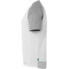 Maillot Kempa Ambition 28 Blanc Gris foncé Chiné côté