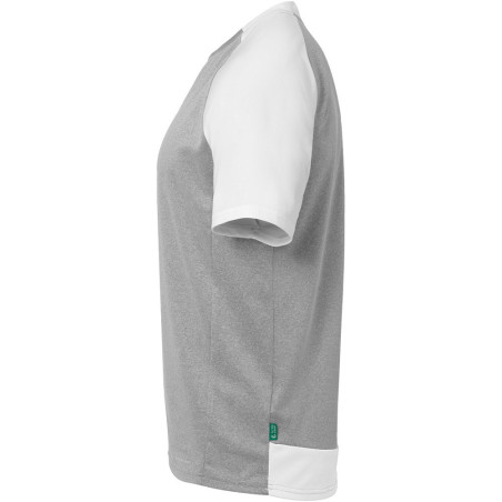 Maillot Kempa Ambition 28 Gris foncé Chiné Blanc côté