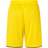 Short Club Uhlsport jaune citron/noir dos