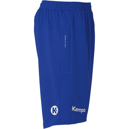 Short Kempa Performance Bleu Roi côté