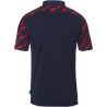 Polo Uhlsport Progressive 28 marine/rouge dos