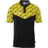 Polo Uhlsport Progressive 28 noir/jaune citron