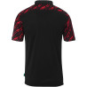 Polo Uhlsport Progressive 28 noir/rouge dos