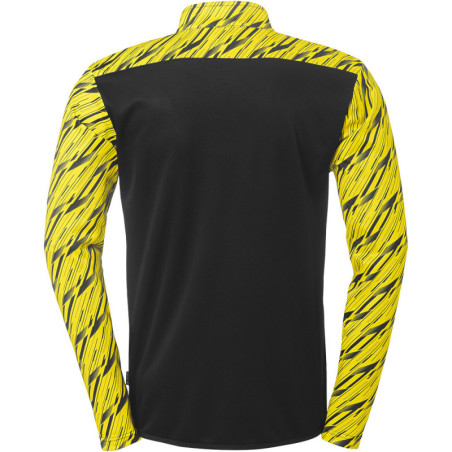 Veste Uhlsport Progressive 28 noir/jaune citron dos