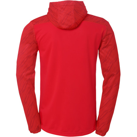 Veste à capuche Uhlsport Progressive 28 rouge dos