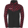 Veste à capuche Uhlsport Progressive 28 noir/rouge