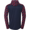 Veste à capuche Uhlsport Progressive 28 marine/rouge dos