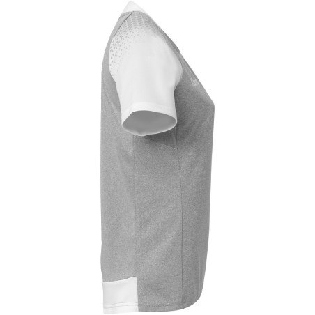Maillot Kempa Femme Ambition 28 Gris Foncé Chiné Blanc côté