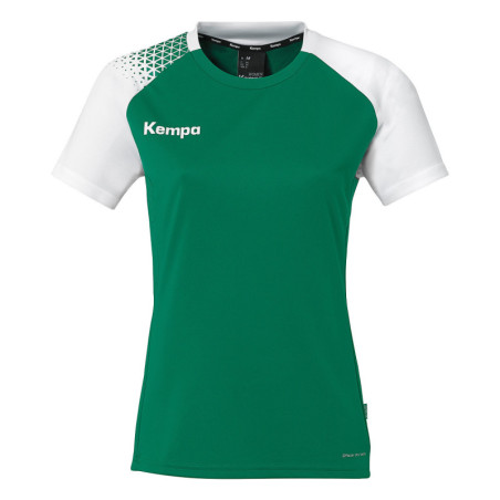 Maillot Kempa Femme Ambition 28 Lagon Blanc face