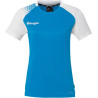 Maillot Kempa Femme Ambition 28 Bleu Kempa Blanc face