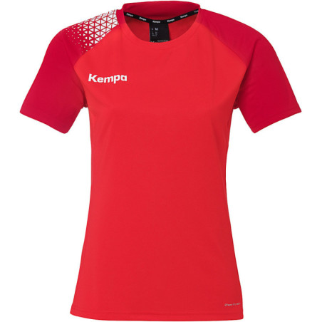 Maillot Kempa Femme Ambition 28 Rouge Rouge chili face