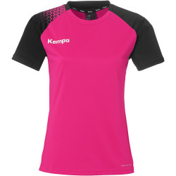 Maillot Kempa Femme Ambition 28 Magenta Noir face