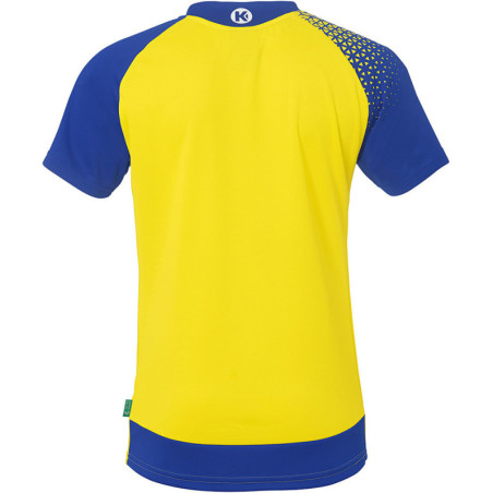 Maillot Kempa Femme Ambition 28 Jaune Citron Bleu Roi dos