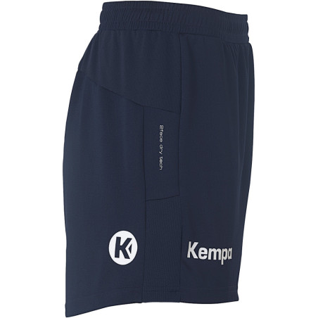 Short Kempa Femme Performance Bleu Marine côté