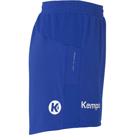 Short Kempa Femme Performance Bleu Roi côté