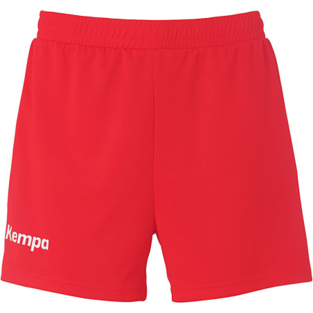 Short Kempa Femme Performance Rouge face
