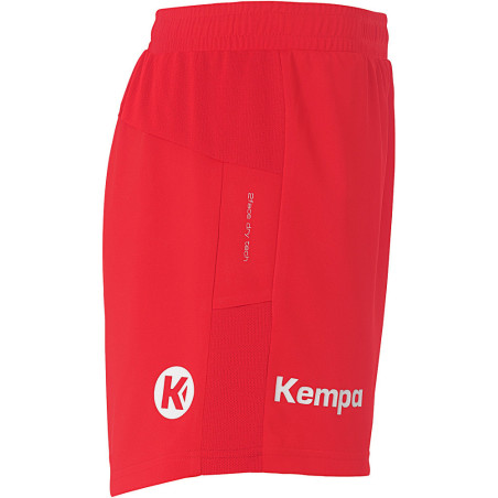 Short Kempa Femme Performance Rouge côté