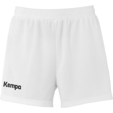Short Kempa Femme Performance Blanc face