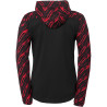 Veste à capuche Uhlsport Progressive 28 Femme noir/rouge dos