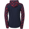 Veste à capuche Uhlsport Progressive 28 Femme marine/rouge dos