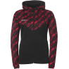Veste à capuche Uhlsport Progressive 28 Femme noir/rouge