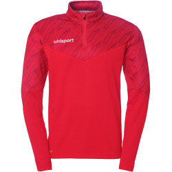 Sweat 1/4 zip Uhlsport Progressive 28 rouge