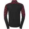 Sweat 1/4 zip Uhlsport Progressive 28 noir/rouge dos
