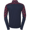 Sweat 1/4 zip Uhlsport Progressive 28 marine/rouge dos