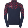 Sweat 1/4 zip Uhlsport Progressive 28 marine/rouge
