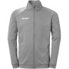 Veste de survêtement Kempa Ambition 28 Gris Foncé Chiné Blanc face