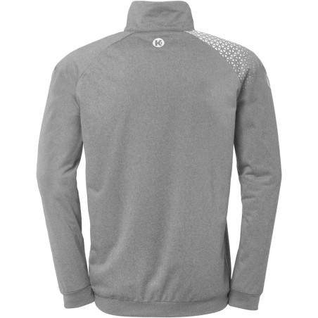 Veste de survêtement Kempa Ambition 28 Gris Foncé Chiné Blanc dos