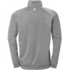 Veste de survêtement Kempa Ambition 28 Gris Foncé Chiné Blanc dos