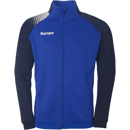 Veste de survêtement Kempa Ambition 28 Bleu Roi Bleu Marine face