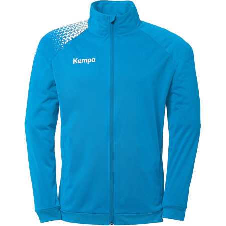 Veste de survêtement Kempa Ambition 28 Bleu Kempa Blanc face