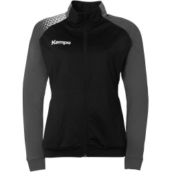 Veste de survêtement Kempa Femme Ambition 28 Noir Anthracite face