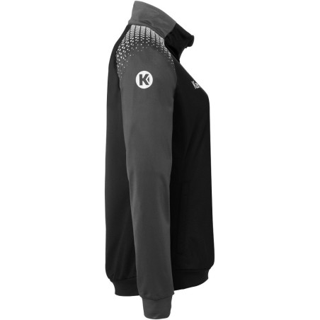 Veste de survêtement Kempa Femme Ambition 28 Noir Anthracite côté