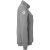 Veste de survêtement Kempa Femme Ambition 28 Gris Foncé Chiné Blanc côté