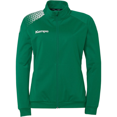 Veste de survêtement Kempa Femme Ambition 28 Lagon Blanc face