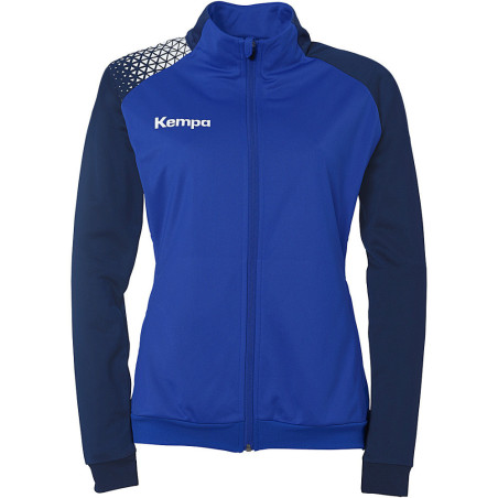Veste de survêtement Kempa Femme Ambition 28 Bleu Roi Bleu Marine face