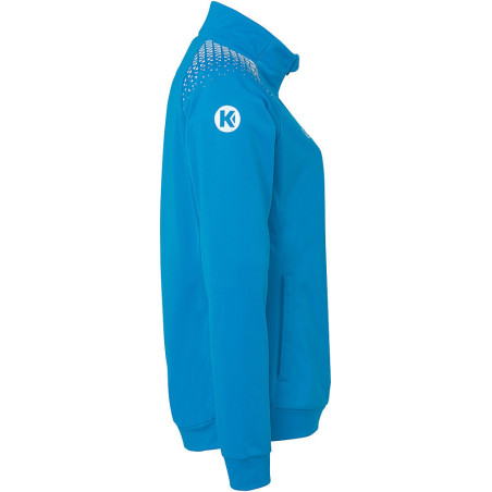 Veste de survêtement Kempa Femme Ambition 28 Bleu Kempa Blanc côté