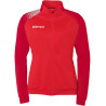 Veste de survêtement Kempa Femme Ambition 28 Rouge Rouge Chili face