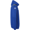 Veste de survêtement à capuche Kempa Ambition 28 Bleu Roi Jaune Citron côté