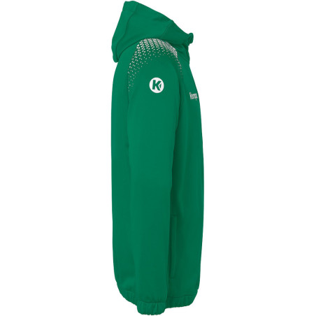 Veste de survêtement à capuche Kempa Ambition 28 Lagon Blanc côté
