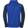 Veste de survêtement à capuche Kempa Ambition 28 Bleu Roi Bleu Marine dos