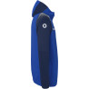 Veste de survêtement à capuche Kempa Ambition 28 Bleu Roi Bleu Marine côté