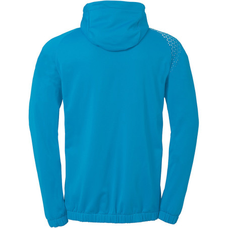 Veste de survêtement à capuche Kempa Ambition 28 Bleu Kempa Blanc dos