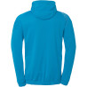 Veste de survêtement à capuche Kempa Ambition 28 Bleu Kempa Blanc dos