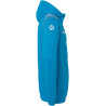 Veste de survêtement à capuche Kempa Ambition 28 Bleu Kempa Blanc côté