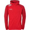Veste de survêtement à capuche Kempa Ambition 28 Rouge Rouge Chili face