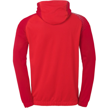 Veste de survêtement à capuche Kempa Ambition 28 Rouge Rouge Chili dos